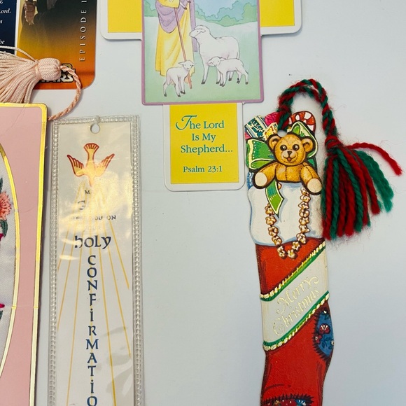 Vintage Bookmarks & Prayer Card Lot of 9 Religious Star Wars Thomas Kinkade - Picture 4 of 10